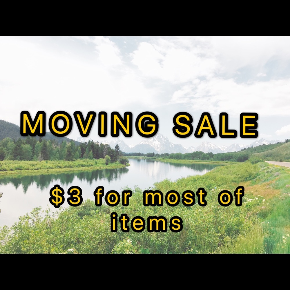 Moving sale